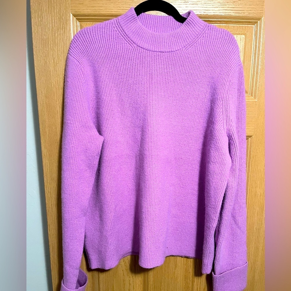 Ann Taylor Purple Knit Sweater NWT